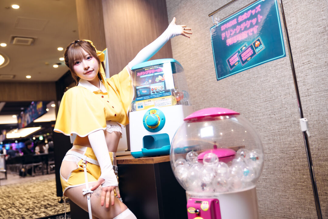 ガチャガチャのコーナーの写真