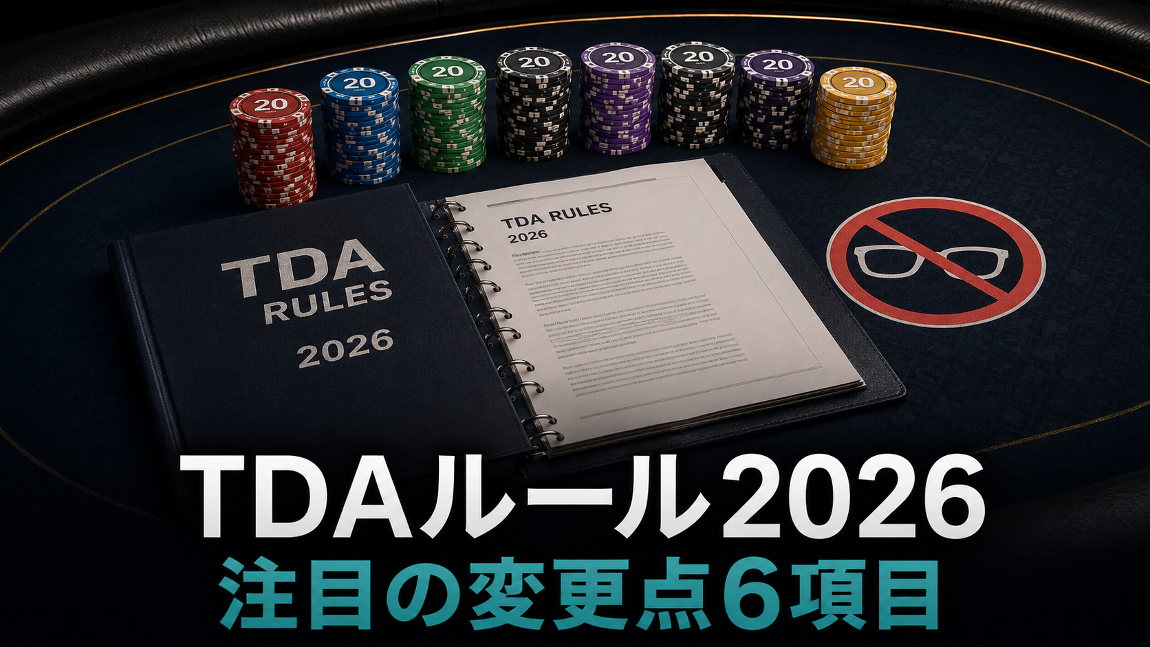 Poker TDA Summit XIIで示された2026年版ルールの変更点