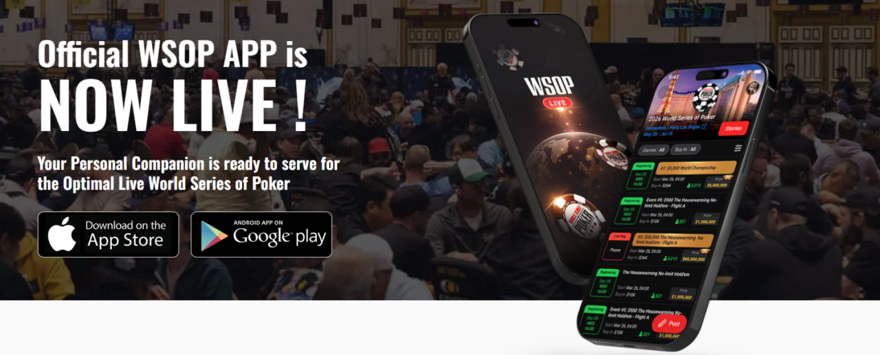 WSOP LIVEもGGPassを使うため、参加権の管理がつながる