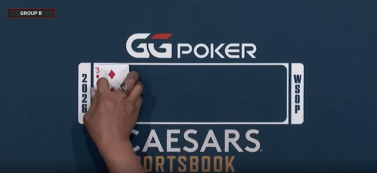 WSOP2026 ヘッズアップトーナメント Day1 A　GGロゴ
