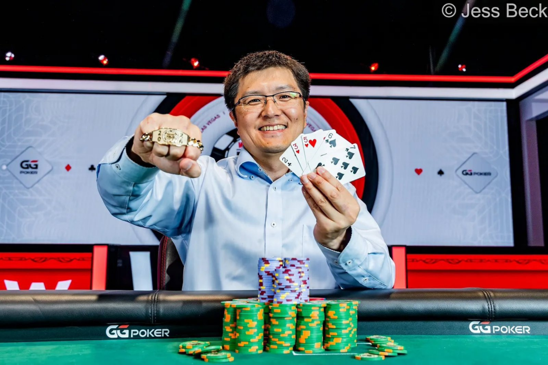 2026年WSOPでブレスレットを獲得した木原直哉さん