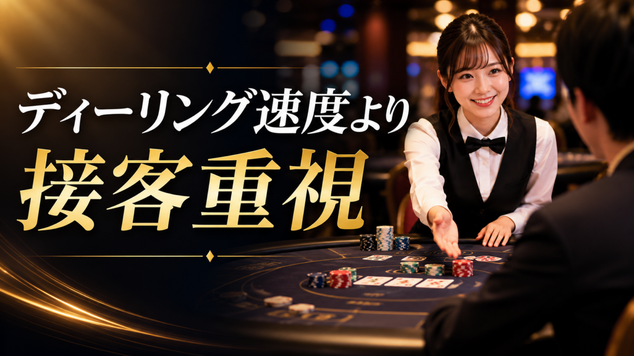 ディーリング速度より接客重視のイメージ画像