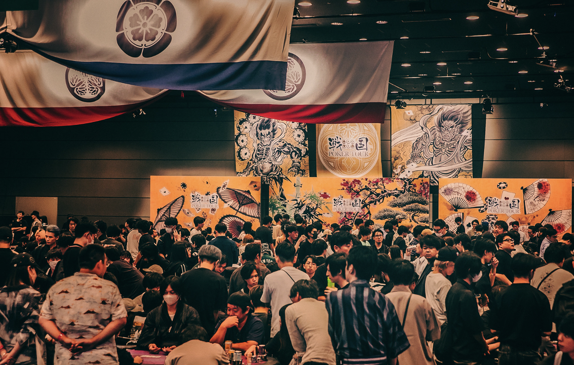 戦国ポーカーツアーの会場の様子