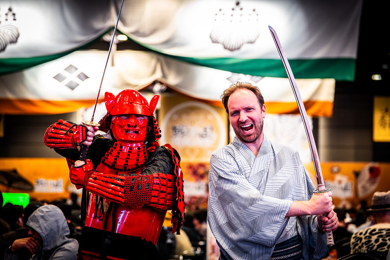 戦国ポーカーでのマイケル・ワトソン(Michael Watson)さん