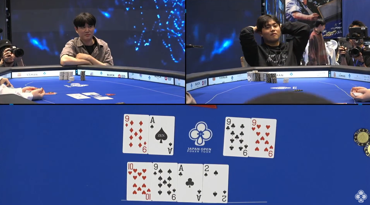 KimjuhoさんとSUHWANさんによる最後のハンド